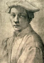 Andrea Quaratesin muotokuva, n. 1532 (musta liitu paperille)